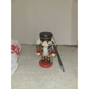 Rite Aid Exclusive Nutcracker Red Suit Soldier With Sword 6.75 Inches Tall